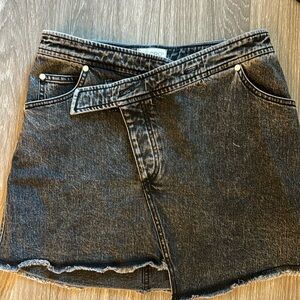 Mini black Jean dress from anthropology